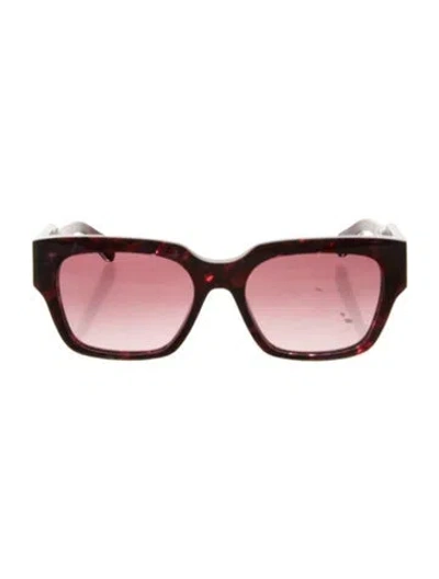 Pre-owned Chloé Square Gradient Sunglasses In Purple