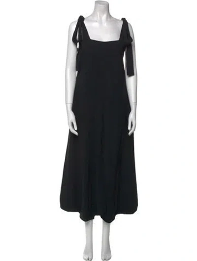 Pre-owned Chloé Square Neckline Jumpsuit In Black