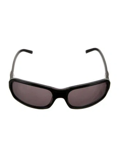 Pre-owned Chloé Square Tinted Sunglasses In Black