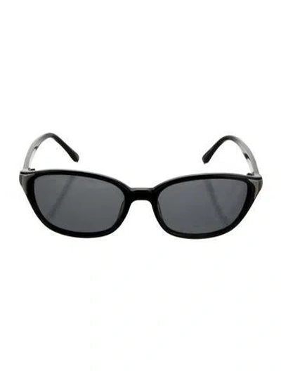Pre-owned Chloé Square Tinted Sunglasses In Black