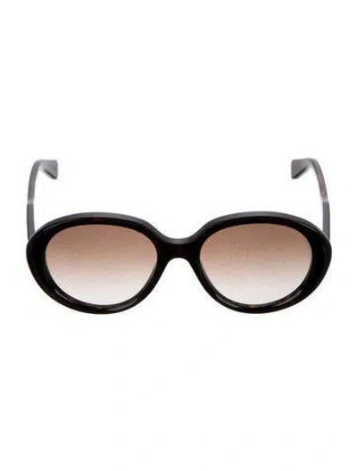 Pre-owned Chloé Square Tinted Sunglasses W/ Tags In Brown