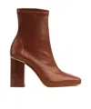 Chloé 95mm Ambre Boots In Brown
