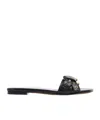 Chloé Square Toed Slippers In Multicolor