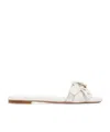 Chloé Marcie Sandals In Leather In White