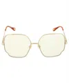 Chloé Squared Sunglasses In Brown