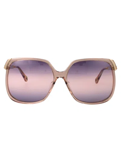 Chloé Chloe Squared Sunglasses Ch0286 S 004 In Multi