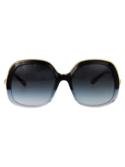 Chloé Chloe Squared Sunglasses Ch0327 S 005 In Blue