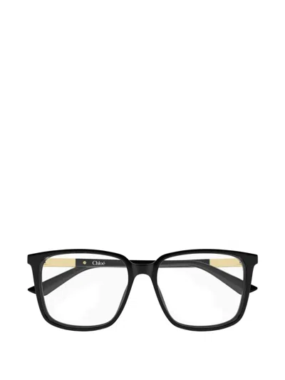 Chloé Square-frame Glasses In Black