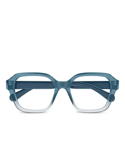 Chloé Square-frame Glasses In Blue