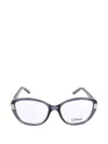 Chloé Square-frame Glasses In Blue
