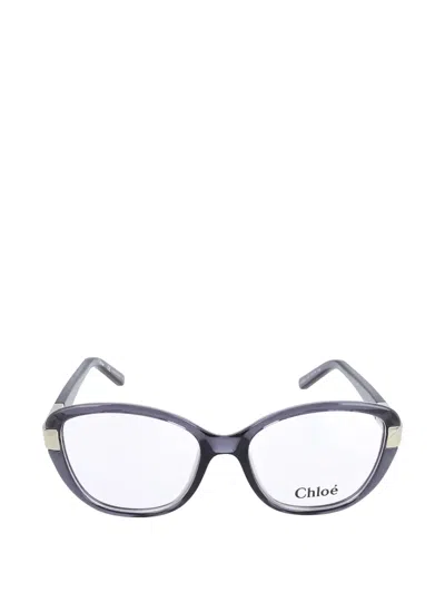 Chloé Square-frame Glasses In Blue