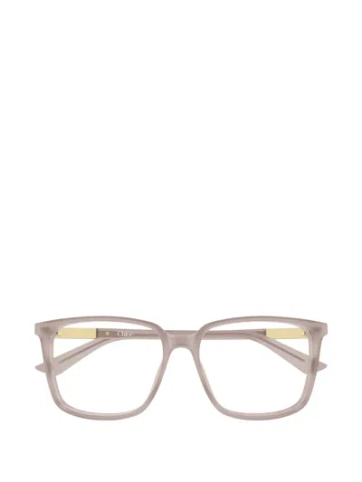Chloé Square-frame Glasses In Brown
