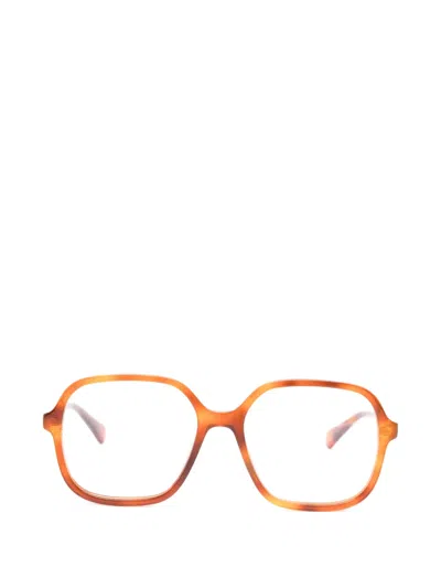 Chloé Square-frame Glasses In Orange