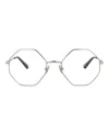 Chloé Square-frame Metal Optical Frames In Metallic