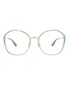 Chloé Square-frame Metal Optical Frames In Multi