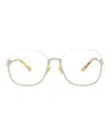 Chloé Square-frame Metal Optical Frames In Multi