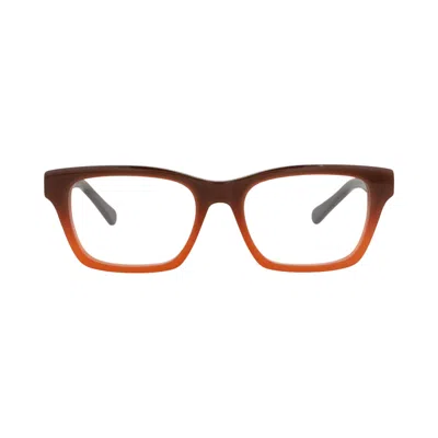 Pre-owned Chloé Square-frame Recycled Acetate Optical Frames 'brown/transparent' | Women's Size Onesize