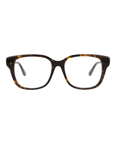 Chloé Square-frame Recycled Acetate Optical Frames In Multi