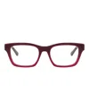 Chloé Square-frame Recycled Acetate Optical Frames In Red