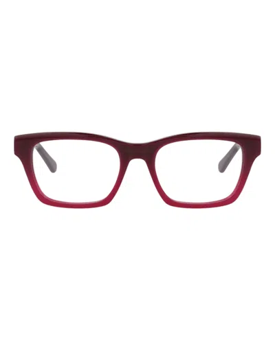 Chloé Square-frame Recycled Acetate Optical Frames In Red