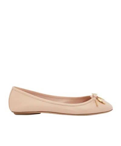 Chloé Woman Ballet Flats Blush Size 8 Leather In Pink