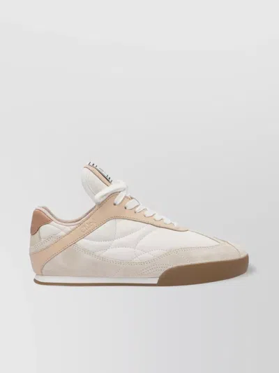 CHLOÉ STITCHED PANELS SLIP-ON SNEAKERS