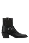 Chloé Panelled Leather Western Boots