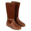 Chloé Suede Knee-length Boots In Brown