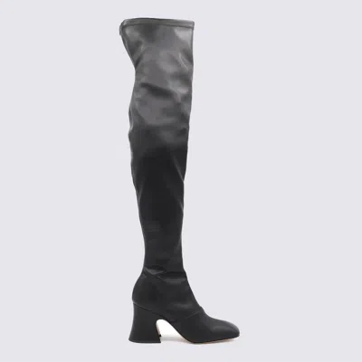 CHLOÉ CHLOÉ BLACK LEATHER BOOTS