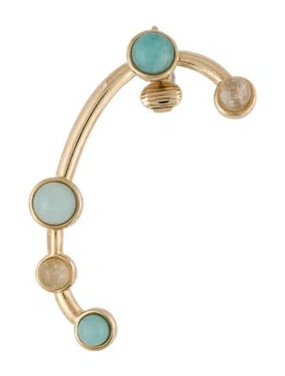 Pre-owned Chloé Stone Zodiac Ear Cuff In Blue