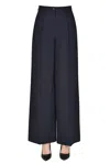 Chloé Stora Darts Trousers In Navy Blue