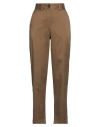 Chloé Stora Woman Pants Khaki Size 12 Lyocell, Polyester, Elastane In Beige