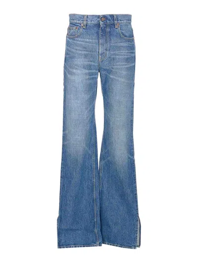 CHLOÉ JEANS ACAMPANADOS - AZUL