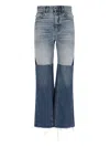 Chloé Patchwork Rigid High-rise Flared-leg Jeans