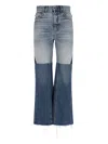 Chloé Flared Patchwork Jeans
