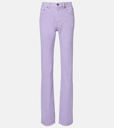 Chloé Straight Jeans In Purple
