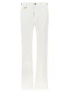 Chloé Low-rise Cotton Wide-leg Pants In White