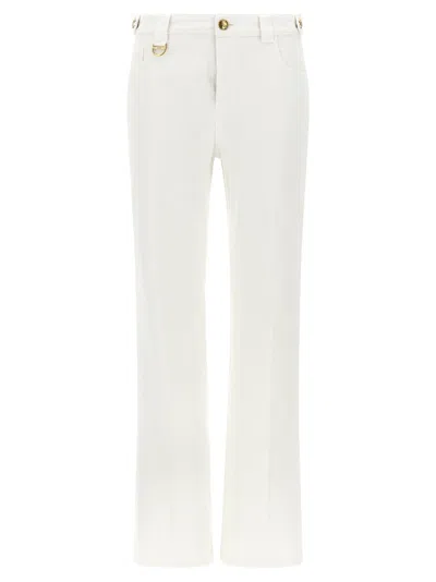Chloé Straight Jeans In White