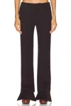 Chloé Wool And Cashmere Flared Pants In Copper Brown