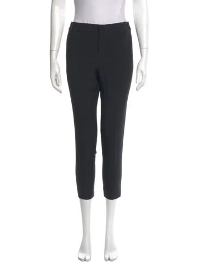 Pre-owned Chloé Straight Leg Pants In Black