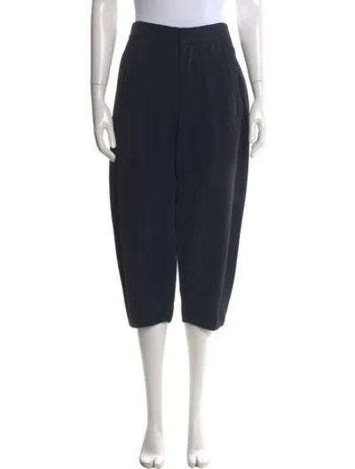 Pre-owned Chloé Straight Leg Pants In Black