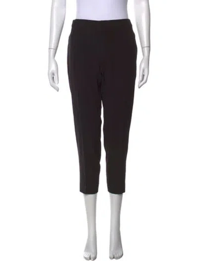 Pre-owned Chloé Straight Leg Pants In Black