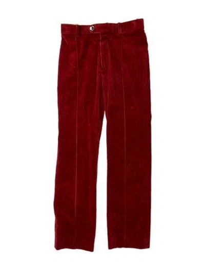 Pre-owned Chloé Straight Leg Pants In Brown