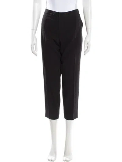Pre-owned Chloé Straight Leg Pants In Gray