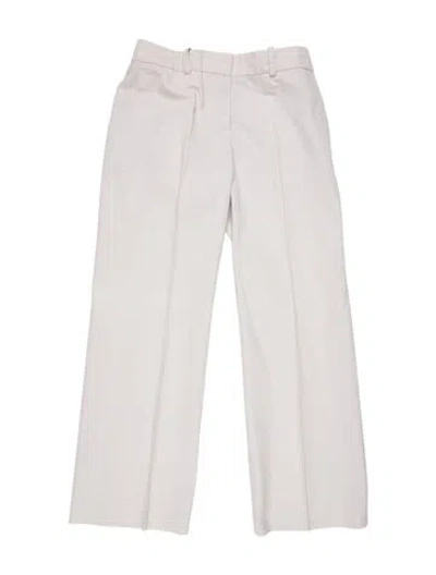 Pre-owned Chloé Straight Leg Pants In Gray