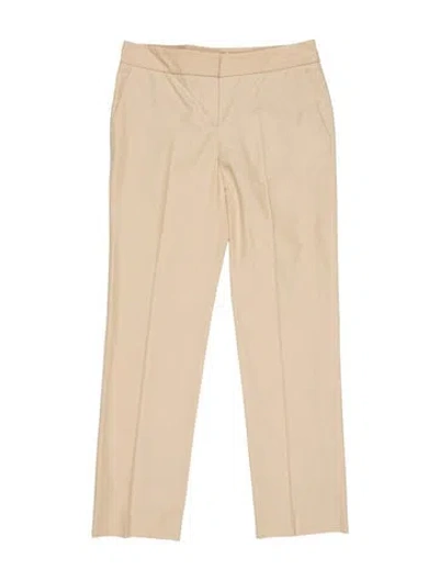 Pre-owned Chloé Straight Leg Pants In Neutral
