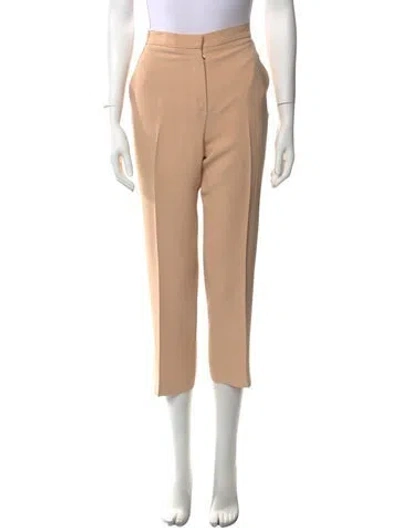 Pre-owned Chloé Straight Leg Pants In Neutral