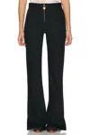 Chloé Straight Leg Trouser In Black