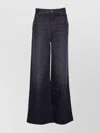 Chloé Straight Leg Trousers High Waist In Black