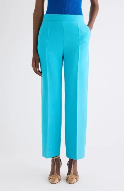 CHLOÉ CHLOÉ STRAIGHT LEG WOOL CREPE TROUSERS